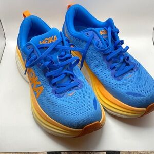Hoka Blue and Orange Athletic Shoes size 11